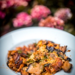 Das Lieblingsgericht des einstigen Großmoguls: Auberginen-Kuku. Fix gemacht, irre lecker.