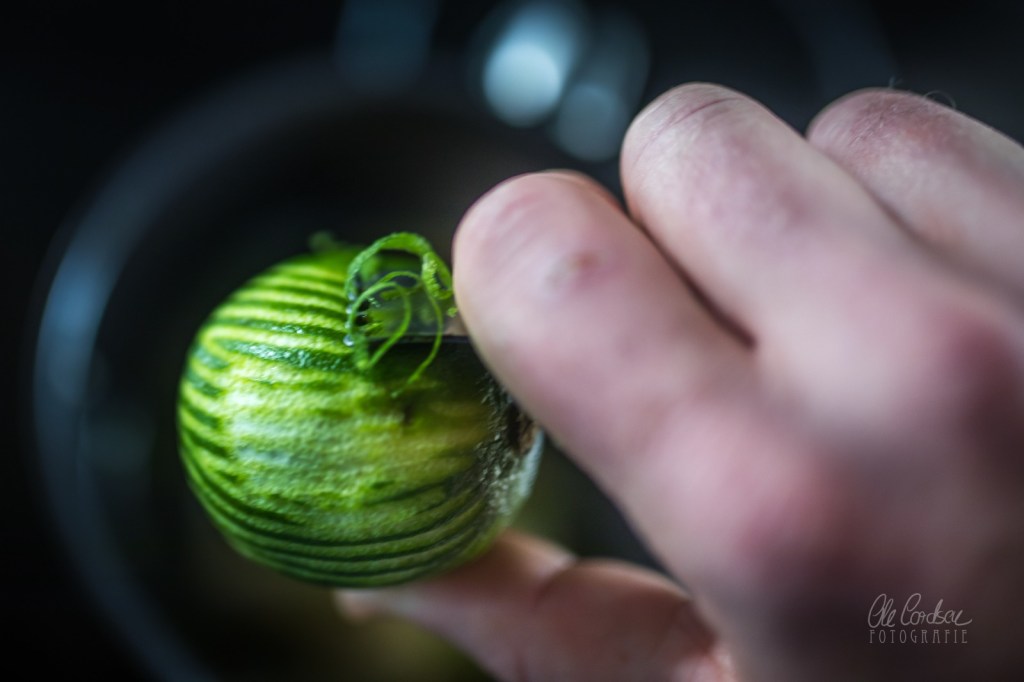 Limette, Limettenschale, Zestenreißer, Limettenzesten